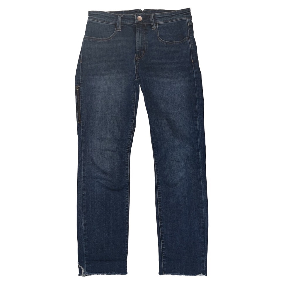 Women's Indigo Ankle-Length Jeans - Slim Straight